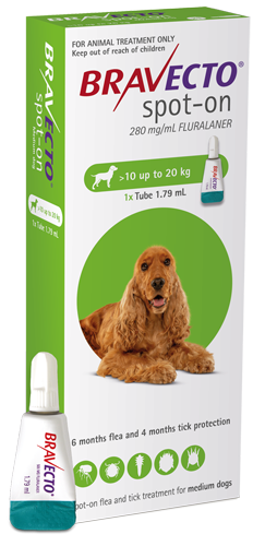 Bravecto Spot-on for Dogs - for medium sized dogs